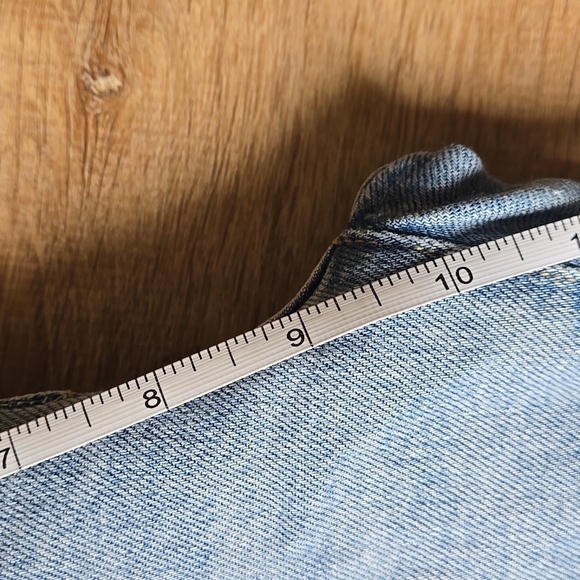 AGOLDE Sophie Blue Skinny Jeans with Distressed Knees Sz 28 - Picture 10 of 11